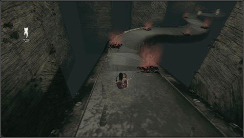 Czeka na nas przejażdżka po kolejnej zjeżdżalni - Downtown Cellars (3) | Rozdział 5 - Dollhouse | Alice Madness Returns - Alice: Madness Returns - poradnik do gry