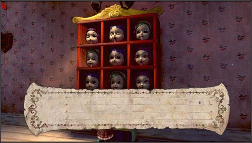 Podchodzimy pod fortepian i rozgrywamy krótką minigierkę muzyczną - Looking Glass Railway Station | Rozdział 5 - Dollhouse | Alice Madness Returns - Alice: Madness Returns - poradnik do gry