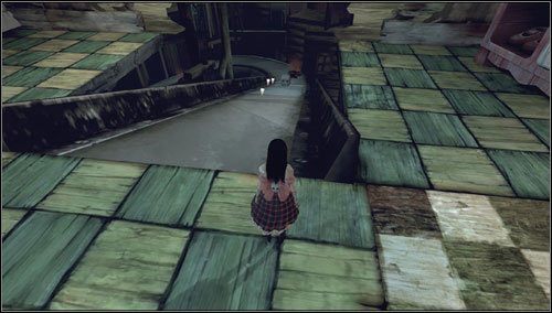 Przed nami kolejna przejażdżka w dół - Dollmaker Workshop | Rozdział 5 - Dollhouse | Alice Madness Returns - Alice: Madness Returns - poradnik do gry