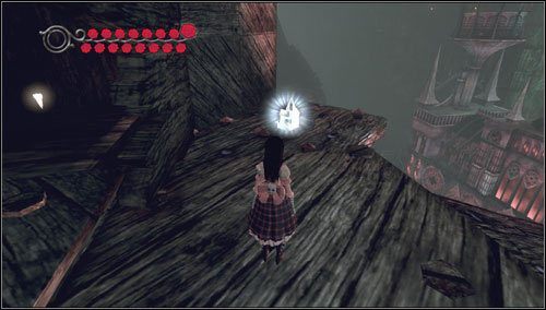 Na końcu korytarza po lewej za deskami znajdujemy wspomnienie - Dollmaker Workshop | Rozdział 5 - Dollhouse | Alice Madness Returns - Alice: Madness Returns - poradnik do gry