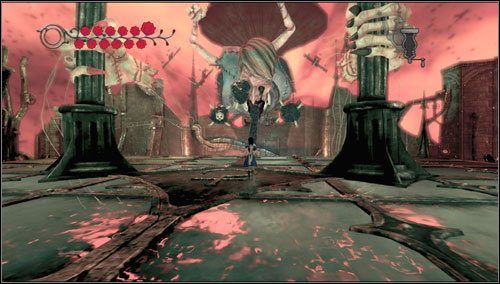 W kolejnej turze walki musimy unikać kontaktu z dwiema rękami - Dollmaker | Rozdział 6 - Infected Train | Alice Madness Returns - Alice: Madness Returns - poradnik do gry