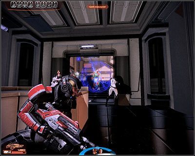 Ostatnia czwarta grupa gethów będzie broniła przejścia do kolejnej lokacji - (3) Dotarcie do anten (1) | Nadzorca- Talerz komunikacyjny - Mass Effect 2: Overlord - poradnik do gry