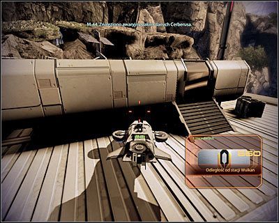 Upewnij się, że zniszczyłeś oba działka i zbadaj miejsce, w którym się znajdowały - (7) Odnalezienie pierwszego pakietu danych | Nadzorca- Talerz komunikacyjny - Mass Effect 2: Overlord - poradnik do gry