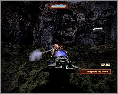 Zauważ, że możesz zbadać obszar bezpośrednio pod kamiennym mostem - (8) Odnalezienie drugiego pakietu danych | Nadzorca- Talerz komunikacyjny - Mass Effect 2: Overlord - poradnik do gry