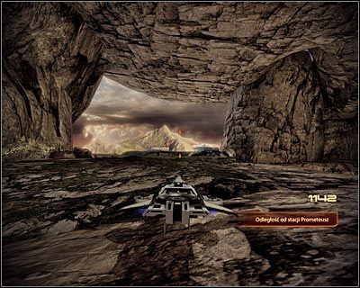 Podleć do widocznej w oddali płaskiej konstrukcji - (11) Odnalezienie piątego pakietu danych | Nadzorca- Talerz komunikacyjny - Mass Effect 2: Overlord - poradnik do gry