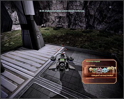 Zatrzymaj się dopiero po dotarciu do jaskini prowadzącej bezpośrednio do stacji Wulkan, czyli około 200 metrów od celu - (12) Odnalezienie szóstego pakietu danych | Nadzorca- Talerz komunikacyjny - Mass Effect 2: Overlord - poradnik do gry