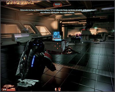 Do aktualnego celu misji prowadzi tylko jedna ścieżka, tak więc nie możesz się zgubić - (4) Odnalezienie serwerowni | Nadzorca- Stacja Atlas | Mass Effect 2 Overlord - Mass Effect 2: Overlord - poradnik do gry