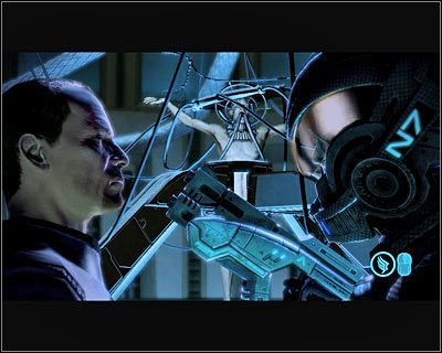Archer nie będzie oczywiście skłonny do przekazania swojego brata i wyciągnie broń - (6) Rozmowa z Archerem | Nadzorca- Stacja Atlas | Mass Effect 2 Overlord - Mass Effect 2: Overlord - poradnik do gry