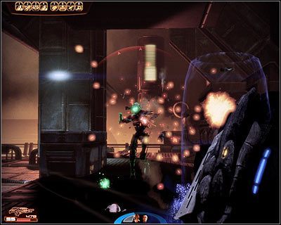 Powróć na balkoniki i ruszaj prosto, korzystając po drodze ze stacji medycznej - (2) Odnalezienie przełącznika wyłączenia alarmu (2) | Nadzorca- Stacja Wulkan - Mass Effect 2: Overlord - poradnik do gry