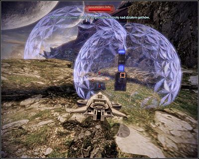 Zsuń się na dół i od razu przygotuj do działania - (1) Zniszczenie generatorów | Nadzorca- Stacja Prometeusz - Mass Effect 2: Overlord - poradnik do gry