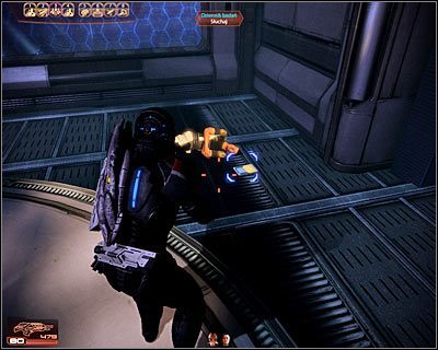 Ruszaj prosto, przechodząc przez drugą śluzę - (4) Odnalezienie przełącznika wyłączenia alarmu | Nadzorca- Stacja Prometeusz - Mass Effect 2: Overlord - poradnik do gry