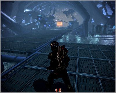 Ponownie zejdź na dół i skorzystaj z nowo odblokowanego przejścia (powyższy screen) - (6) Skorzystanie z przełącznika wyłączenia alarmu | Nadzorca- Stacja Prometeusz - Mass Effect 2: Overlord - poradnik do gry