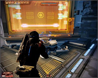 Na sam koniec podejdź do przełącznika odwołania alarmu i wejdź z nim w interakcję - (6) Skorzystanie z przełącznika wyłączenia alarmu | Nadzorca- Stacja Prometeusz - Mass Effect 2: Overlord - poradnik do gry