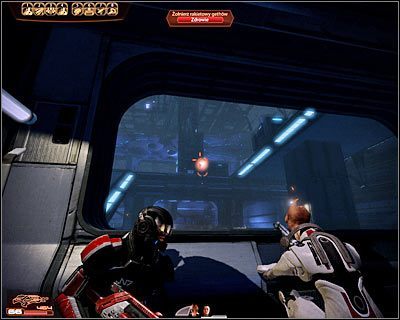 Po zlikwidowaniu pierwszej grupy wrogów zbliż się do zabudowań, co doprowadzi do pojawienia się kolejnych maszyn, wśród których będą się również znajdowali żołnierze rakietowi gethów oraz gethy łowcy - (7) Powrót do poduszkowca | Nadzorca- Stacja Prometeusz - Mass Effect 2: Overlord - poradnik do gry