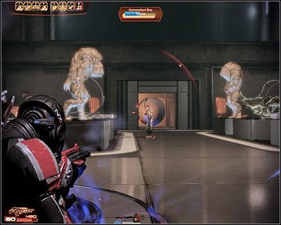 Wrogowie dowodzeni są przez komendant Roe - (4) Wydostanie się z kompleksu Hocka (1) | Kasumi- Wykradzione wspomnienia - Mass Effect 2: Kasumis Stolen Memory - poradnik do gry