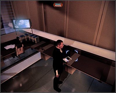 Możesz się już rozejrzeć po pomieszczeniu ochrony - (2) Zdobycie hasła do skarbca | Kasumi- Zamek głosowy - Mass Effect 2: Kasumis Stolen Memory - poradnik do gry