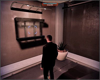 Kolejny element otoczenia, którym powinieneś się zainteresować to wiszące na ścianach kolekcje starożytnej broni - (2) Pozyskanie próbek DNA | Kasumi- Skaner DNA - Mass Effect 2: Kasumis Stolen Memory - poradnik do gry