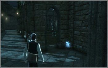 Na samym początku etapu skręć w lewo - [Robota do zrobienia] Dodatki | Harry Potter i Insygnia Śmierci - część 2 - Harry Potter i Insygnia Śmierci - część 2 - poradnik do gry