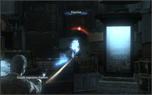 Niedaleko pozycji startowej odszukaj pierwszy z sześciu bonusów i idź przed siebie - [Zaginiony diadem] Opis przejścia | Harry Potter i Insygnia Śmierci - część 2 - Harry Potter i Insygnia Śmierci - część 2 - poradnik do gry