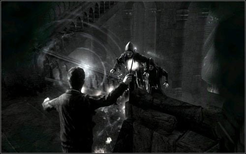 Podczas przeprawy bardzo uważaj na zakapturzonych zbirów - [Bitwa o Hogwart] Opis przejścia | Harry Potter i Insygnia Śmierci - część 2 - Harry Potter i Insygnia Śmierci - część 2 - poradnik do gry