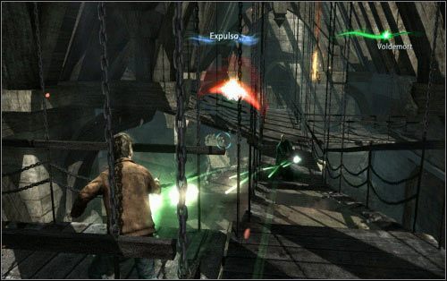 Pierwsza odsłona walki z Voldemortem rozbita zostanie na cztery fazy - [Ostatnia walka Voldemorta] Opis przejścia - Harry Potter i Insygnia Śmierci - część 2 - poradnik do gry