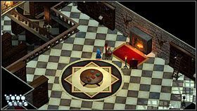 Może zejść po schodach od razu [1], lub zwiedzić najpierw uczelnie - Rozdział 1 - Pomroczne widmo (1) - Opis przejścia - Magicka - poradnik do gry