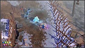 Wyposażony w Pęd, jak najszybciej podbiegnij to przeciwnika i otocz go płonącymi ścianami [1] - Rozdział 5 - Havindr kontratakuje (2) - Opis przejścia - Magicka - poradnik do gry