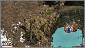 Zaraz po rozpoczęciu etapu udaj się na północny-wschód, gdzie powinieneś zobaczyć małe jeziorko [1] - Rozdział 6 - Powrót czarodzieja (1) - Opis przejścia - Magicka - poradnik do gry