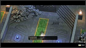 Idąc cały czas prosto dotrzesz do kolejnej części zamku, gdzie zostaniesz zaatakowany przez oddział krasnoludów [1] - Rozdział 11 - Poszukiwacze zaginionych ruin (1) - Opis przejścia - Magicka - poradnik do gry