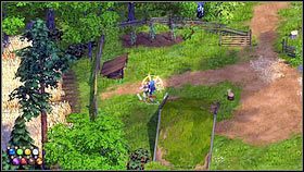 Gdy dotrzesz do kobiety w wykrzyknikiem nad głową [1], udaj się maksymalnie na zachód - Sekretne lokacje - Znajdźki - Magicka - poradnik do gry