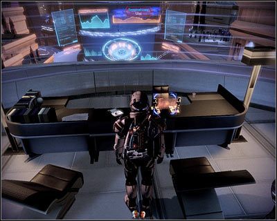 Jeżeli zaś chodzi o pozyskanie potrzebnych akt do zadań Akta: Egzekutorka i Akta: Zabójca, już po zakończeniu rozmowy z Liarą wystarczyłoby skorzystać z terminalu znajdującego się w jej biurze (powyższy screen) - Możliwy konflikt interesów - Aktywacja DLC - Mass Effect 2: Lair of the Shadow Broker - poradnik do gry