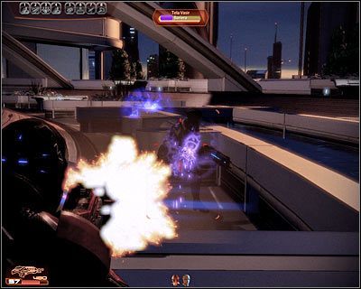 Taktyka walki z Vasir się nie zmieni, tak więc w dalszym ciągu warto zatrzymywać ją z pomocą zdolności Zastój i następnie atakować gdy jest kompletnie bezbronna - (12) Pokonanie Teli Vasir - Kryjówka Handlarza Cieni - Mass Effect 2: Lair of the Shadow Broker - poradnik do gry