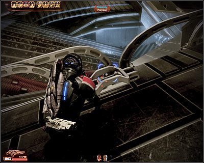 Kontynuuj przemarsz, likwidując po drodze kolejne sondy - (13) Odnalezienie wejścia na pokład statku Handlarza Cieni - Kryjówka Handlarza Cieni - Mass Effect 2: Lair of the Shadow Broker - poradnik do gry