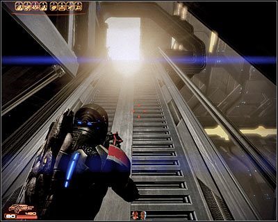 Ruszaj w stronę nowych drzwi - (13) Odnalezienie wejścia na pokład statku Handlarza Cieni - Kryjówka Handlarza Cieni - Mass Effect 2: Lair of the Shadow Broker - poradnik do gry