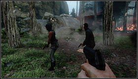 Malujemy tagi we wskazanych miejscach [1] i ruszamy dalej - Jeszcze więcej marihuany - Rozdział 1 - Call of Juarez: The Cartel - Ben McCall - poradnik do gry