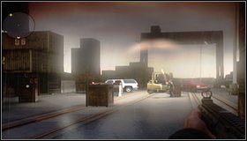 Przedmiot Specjalny #1 - portfel znajdziemy na wózku widłowym, zaraz za barykadą przeciwników - Na piechotę - Rozdział 4 - Call of Juarez: The Cartel - Ben McCall - poradnik do gry