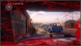 W pewnym momencie będziemy musieli skręcić na polną drogę - przed wiatrakami - Znowu w wozie - Rozdział 5 - Call of Juarez: The Cartel - Ben McCall - poradnik do gry