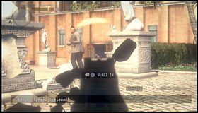 Szturmujemy kolejne drzwi [1] i za nimi chowamy się za którymś z posągów - Spotkanie z helikopterem - Rozdział 15 - Call of Juarez: The Cartel - Ben McCall - poradnik do gry