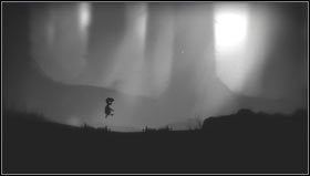 Po minięciu kilku drzew natkniemy się na dwa świetliki, pod którymi rozstawione zostały sidła [1] - Rozdział 2 | Opis przejścia Limbo - Limbo - poradnik do gry