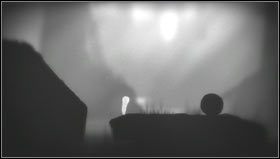 Pierwszą napotkaną przeszkodą w formie kokonu będzie niewielki dół, po jego przeskoczeniu wchodzimy na wzgórze [1] - Rozdział 5 | Opis przejścia Limbo - Limbo - poradnik do gry