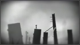 Maszerując w prawo dojdziemy do wysoko ściętych pni drzew [1] - Rozdział 7 | Opis przejścia Limbo - Limbo - poradnik do gry