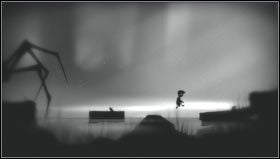 Maszerując przed siebie dojdziemy do stawu, przy którym leży niewielka kłoda - Rozdział 10 | Opis przejścia Limbo - Limbo - poradnik do gry