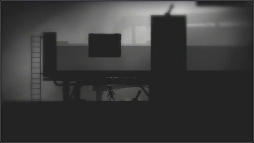 Udajemy się w prawo, mijamy drabinę i przestawiamy dźwignię - Rozdział 17 | Opis przejścia Limbo - Limbo - poradnik do gry