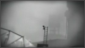 Aby ją rozbić udajemy się w prawo do drabiny na wózku - Rozdział 21 | Opis przejścia Limbo - Limbo - poradnik do gry