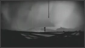 Po rozbiciu szyby zaczniemy ześlizgiwać się po zboczu, należy je opuścić przeskakując na pierwszą z dwóch lamp [1] - Rozdział 21 | Opis przejścia Limbo - Limbo - poradnik do gry