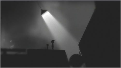 Znajdziemy się przy dźwigni służącej do obracania poziomu [1] - Rozdział 31 | Opis przejścia Limbo - Limbo - poradnik do gry