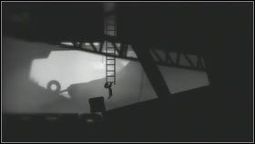 Ustawiamy się teraz, tak by złapać skrzynię [1] zanim ześlizgnie się w dół po wyłączeniu magnesów - Rozdział 32 | Opis przejścia Limbo - Limbo - poradnik do gry