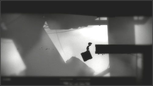 Po raz kolejny przepychamy skrzynię pod prawą ścianę i korzystając z drabiny biegniemy do drugiej skrzyni, musimy na nią wskoczyć zanim uruchomione zostaną magnesy - Rozdział 32 | Opis przejścia Limbo - Limbo - poradnik do gry