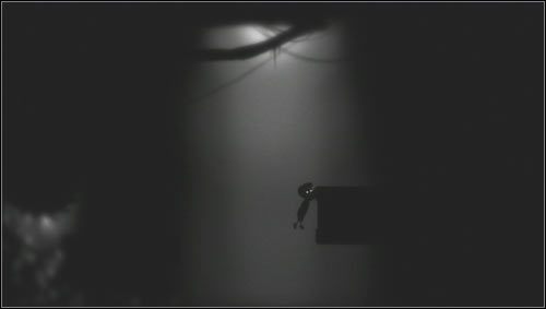 Zwisamy tak dopóki ponownie miniemy prawą piłę na belce poruszającej się w prawo - Sekretny Rozdział | Bonusy Limbo - Limbo - poradnik do gry