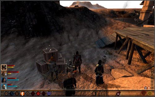 Klucz znajdziesz w kufrze za jedną z platform (4) - Poradnik do gry - Pustkowie Vinmark | Dragon Age II Dziedzictwo - Dragon Age II: Dziedzictwo - poradnik do gry